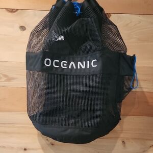 Oceanic Black Mesh Dive Bag